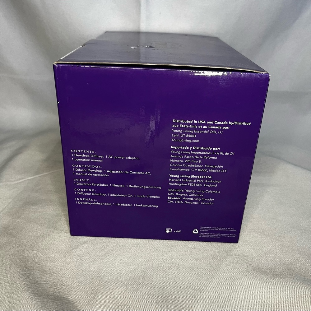 Young Living DEW DROP Essential Oil Ultrasonic Diffuser - New in Open Box - Picture 2 of 7